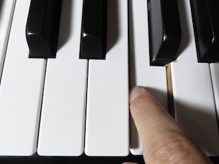 ピアノの鍵盤