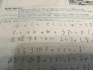 ステップ用紙　保谷ピアノ教室