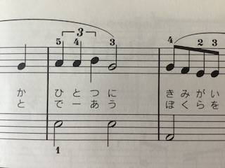 3連符 保谷ピアノ教室