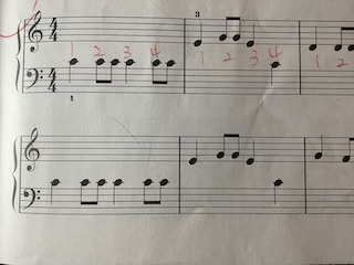 8分音符 保谷ピアノ教室