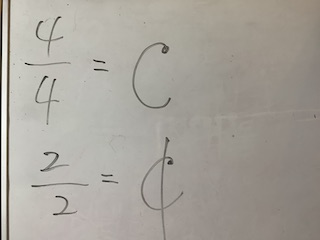 拍子記号　保谷ピアノ教室