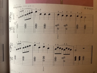 片手練習　保谷ピアノ教室